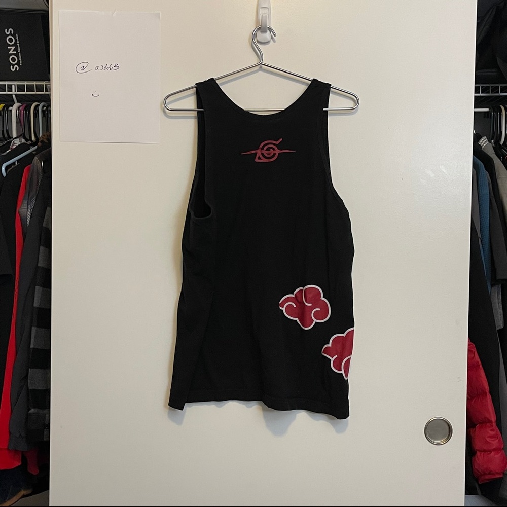 Naruto akatsuki tank top (large)